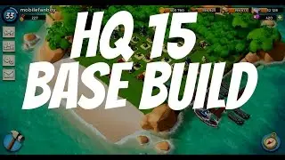 HQ 15 BASE BUILD || BOOM BEACH || Let's Play Boom Beach [Android iOS] Deutsch HD