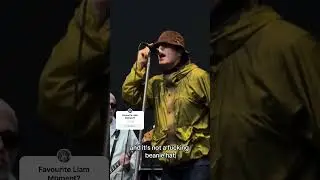 Лиам делает заявление на Уэмбли #oasis #liamgallagher #oasisreunion #oasis2025 #oasislive