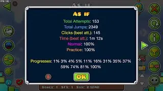 As If 100% Easy Demon Demon N&ordm;26 #geometrydash #gd #easydemon