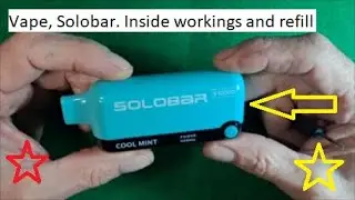Vape, Solobar. Inside workings and refill