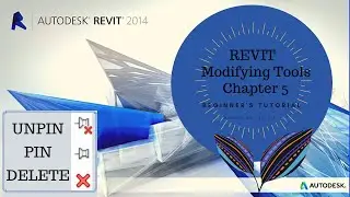 10 PIN || UNPIN || DELETE || REVIT Model line Modifying Tools|| MALAYALAM TUTORIAL
