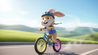 Велосипед Банни издает звук «Звонок Звонок» 🚲🐰🔔 | мультфильм для детей и весёлые приключения