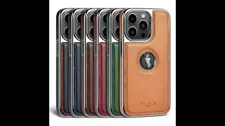 Original PULOKA leather business style pu men plating mobile case cover