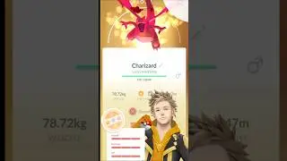 Hundo lucky dynamax Charizard in first Trade #shorts #maxout #lucky #dynamax #ultragoo #charizard