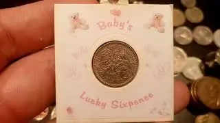 BABY'S LUCKY SIXPENCE Coin VALUE + REVIEW - UK 1966 Lucky Sixpence