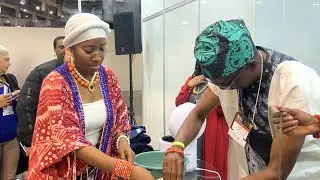 OLORI ADERONKE ADEMILUYI OGUNWUSI TEACHING BRAZILIANS THE ART OF TIE & DIE