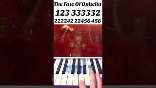 The Fate of Ophelia Piano Tutorial - Beginners #piano #tutorial #easypiano