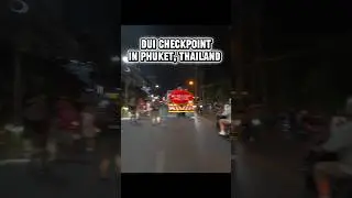 Меня остановили на контрольно-пропускном пункте при въезде в Потанг на Пхукете, Таиланд, после ко...
