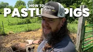 Pigs on the Move! From Deep Bedding to Pasture with Electric Fencing!