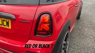 Red or Black Union Jack Tail Lights? Which would you choose?