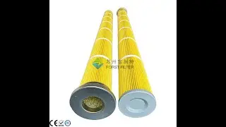 High Efficiency Pleated Bag Filter for Cell Plate Design | Industrial Dust Collector Solution