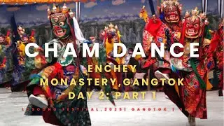 Cham Dance  2025  | Day 2, Part-1  | Enchey Monastery | Gangtok, Sikkim | Losoong Festival