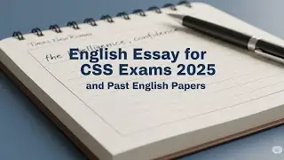 CSS English Essay 2025 | Past Paper Analysis & Smart Writing Strategy