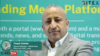Fissal Oubida, General Manager   Middle East, Africa, and India, Lexar spoke to CXO DX at GITEX