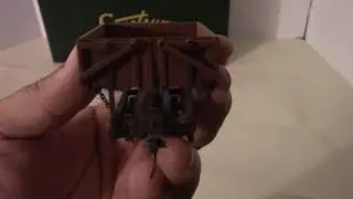 Bachmann Spectrum On30 wood side dump car unboxing/review