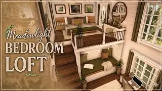 Meadowlight Bedroom Loft (Interior Only) Bloxburg Speed Build | Price Value 45K