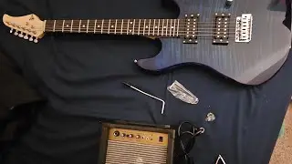 Pyle Electric Guitar and Amp Kit - Blue