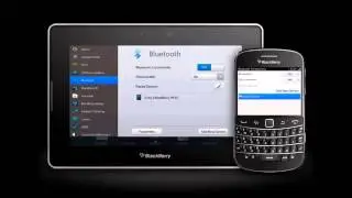 Bluetooth BlackBerry PlayBook OS 20  How To Demo Official Demo Video)