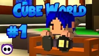 OPEN WORLD VOXEL ADVENTURE!! ✪ Scythe Plays Cube World Part 1