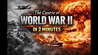 The Course of World War 2 in 2 minutes (WW2)