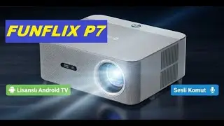 Yeni Funflix P7  Android Tv Projeksiyon Cihazı Test ve Kurulum  #reklam 