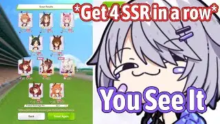 Biboo Luck Gets SSR Horse Girls 3 Times In A Row【Hololive EN】