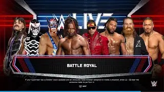 WWE 2K25 8 Man Battle Royal
