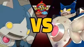 4 ROBONYAN vs ULTRA ROBONYAN 28 in Yo-kai Watch Blasters (Theme Team)