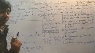 GATE - 2016 | OS | Q-136 | Consider the following proposed solution for the critical  GATE2IIT | PYQ