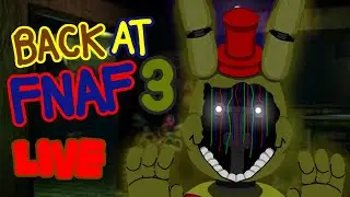 BEATING FNAF 3 (LIVE)| Red-Hat-Bonnie
