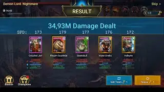 RAID SHADOW LEGENDS | METAL EDITION | NIGHTMARE CLAN BOSS 34,9M