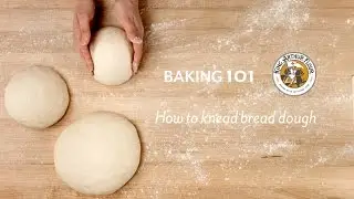 How to knead bread dough