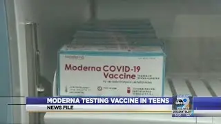 Moderna Testing Vaccine In Teens
