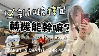 【世界最強轉運站？新加坡樟宜機場 不出境能拍什麼？】挑戰3小時逛4航廈／開箱環亞貴賓室／無緣瀑布