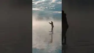 Brave the Cold: Manuel Stecher Foiling on a Frozen Bavarian Lake