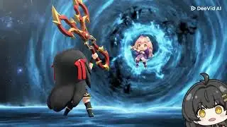 Chisa saving Aemeath from Alphe-1