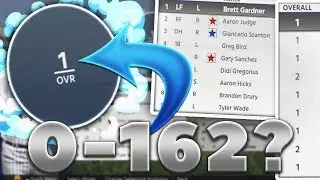 WOULD A FULL 0 OVERALL TEAM GO 0-162? MLB The Show 18 Experiment Challenge