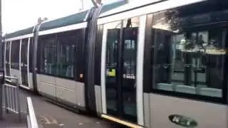 Nottingham Tram 219 Name Alan Sillitoe At Forest From Station Street To Shipstone Street