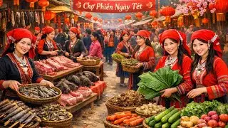 CHỢ PHIÊN HỢP THÀNH NGÀY GIÁP TẾT - ĐÔNG VUI NHẤT VÙNG CAO