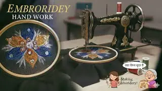 Itna Sundar embroidery karna sikhe Matra 10 din mein#####embroiderylover embroidery kadai hand work