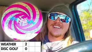 Disc Golf and Vanlife Vlog! Winter Storm and Disc Unboxing video!