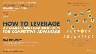 Leveraging Alliances: Tim Rowley