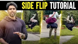 How to Side Flip | Step-by-Step Parkour Flip Tutorial for Beginners #parkour #freerunning #tamil