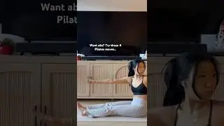 Want abs? Try these 4 pilates moves 🔥 #pilates #pilatesroutine #pilatesbody #absworkout