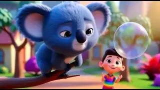 The Sleepy Baby Koala Missed the Bubble Pop | Funny Toddler Song | Kids Rhymes