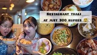 Best Thali in town at just 300 rupees 😲| YANG KOMEH khuman Lampak Imphal@juliayumnam24