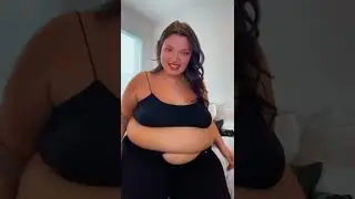 jasminexo button popping with jeans- bbw girl 