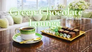 【静かなグリーンの輝きとチョコレートのバレンタイン宝石ラウンジBGM】Gemveil Café – Green Chocolate Lounge | Refined Ambient