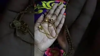 Unboxing gold plated anklet #haulvideo #unboxing #shorts #shortsfeed #ytshorts #anklet