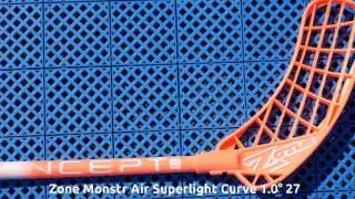 eFlorbalTV - Zone floorball MONSTR AIR Superlight Curve 1.0&deg; 27